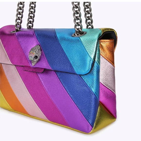 Multicolor Leather Chain Bag - Picture 3 of 8